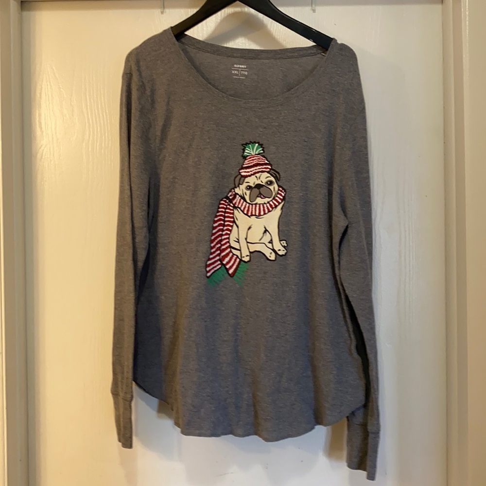 Thermal holiday long sleeve shirt